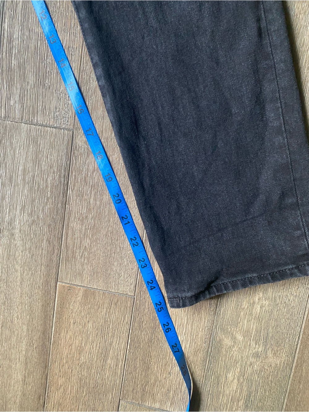 J. Crew Black Essential Straight Leg Jean, Size 29 - Picture 7 of 8